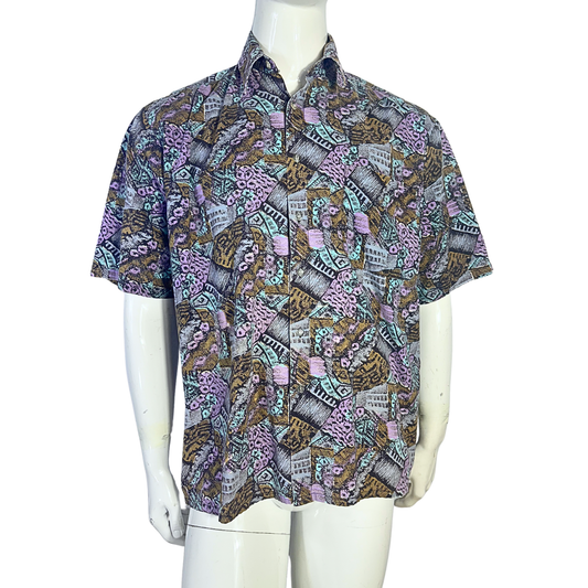 Vintage abstract shirt - L