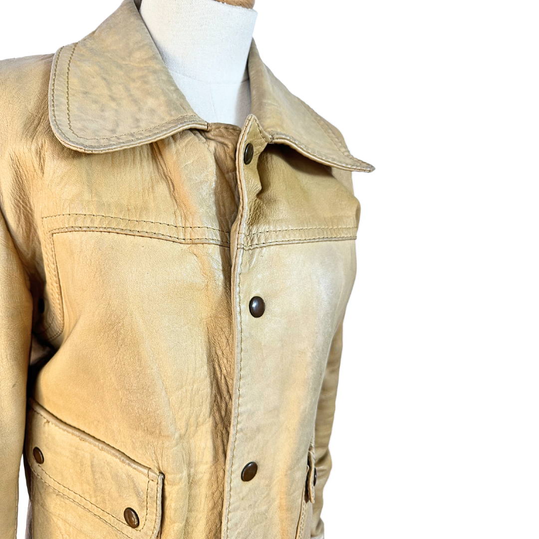 Vintage leather jacket - M