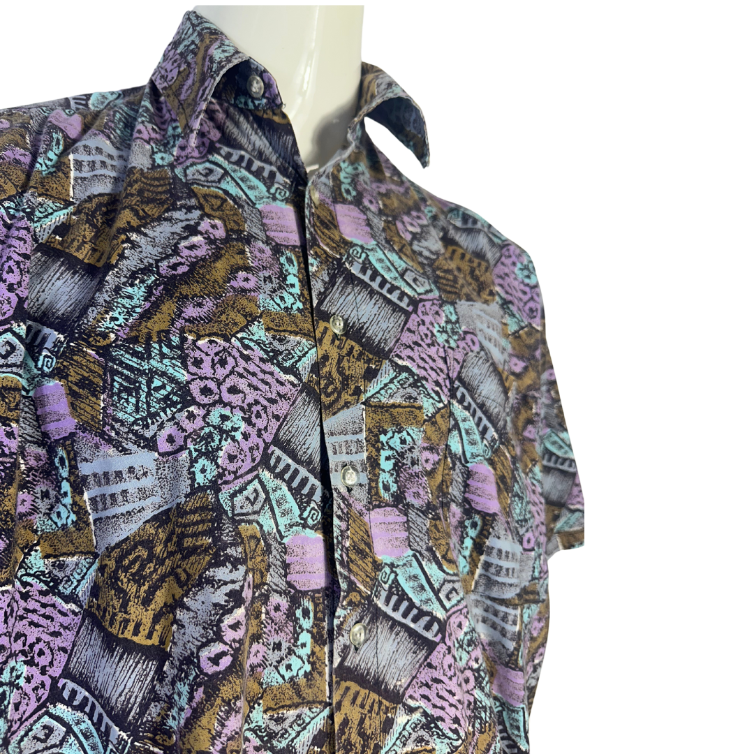 Vintage abstract shirt - L