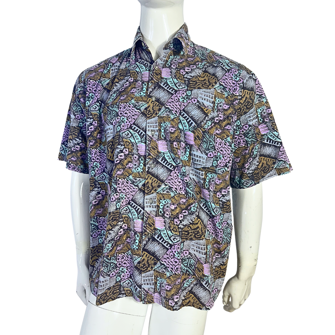 Vintage abstract shirt - L