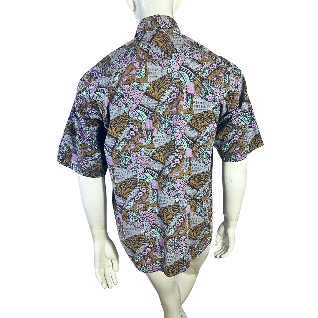 Vintage abstract shirt - L