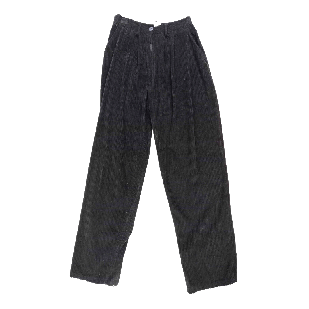 High-waisted corduroy pants - S