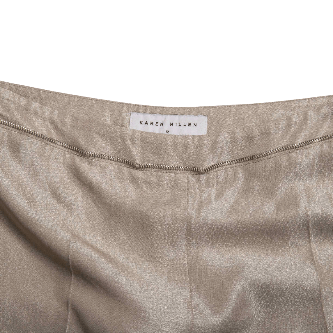 Karen Millen smart trousers with zip detail - L
