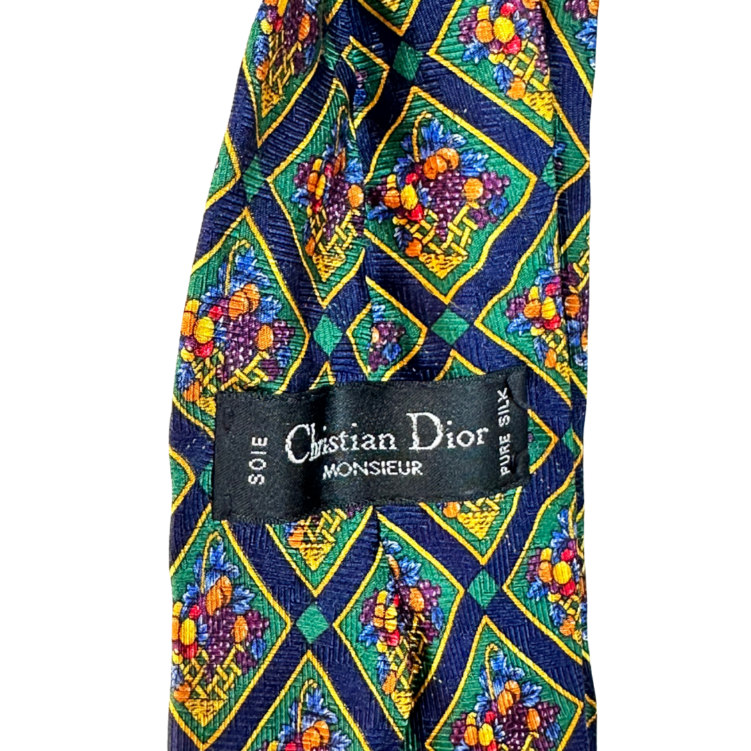 Christian Dior silk necktie