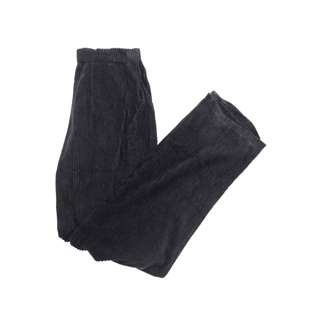High-waisted corduroy pants - S
