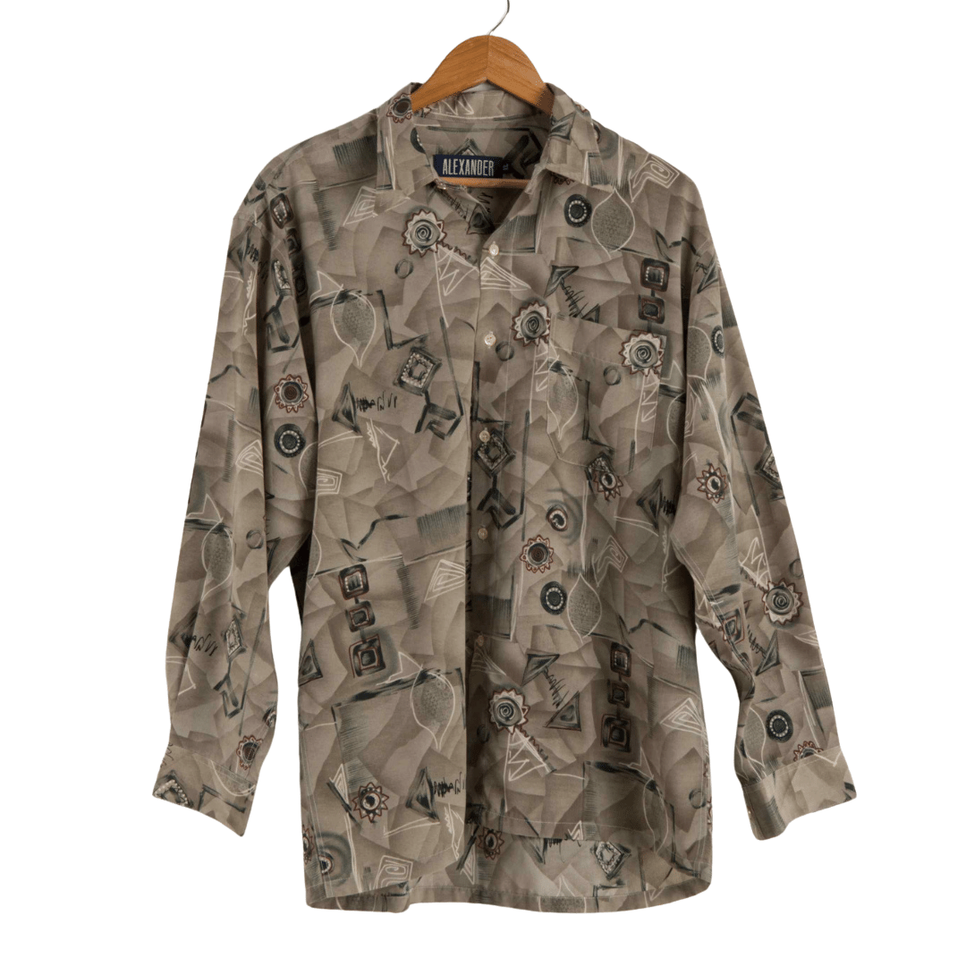 Printed longsleeve shirt - XL