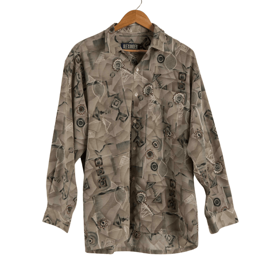 Printed longsleeve shirt - XL