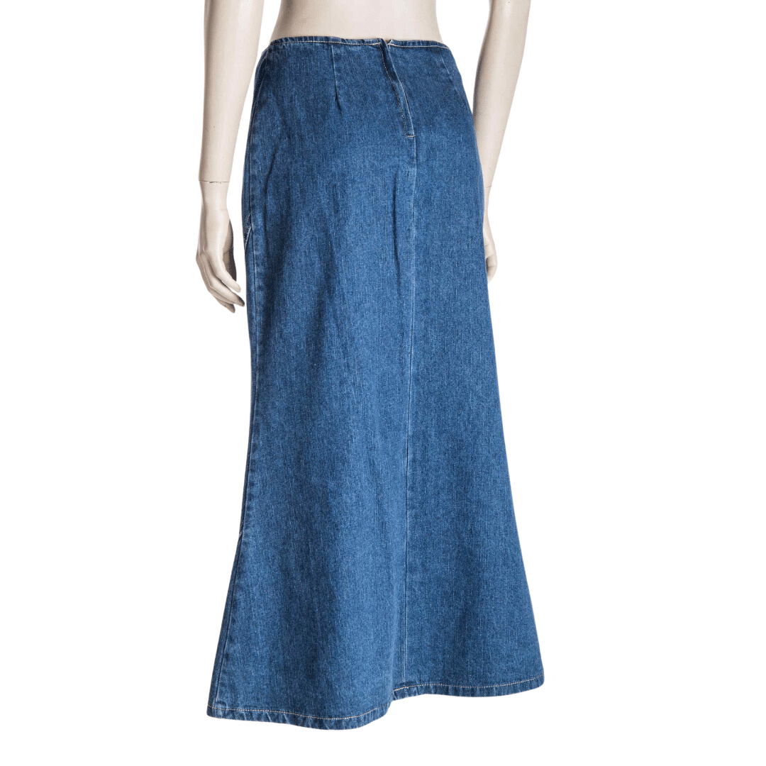 Denim maxi skirt - M