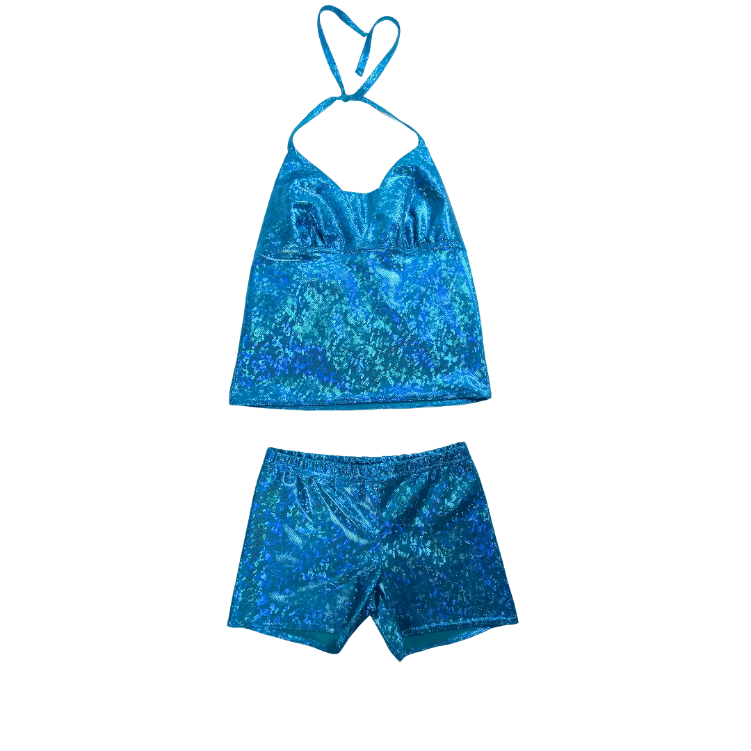 2-piece festival glitter - S