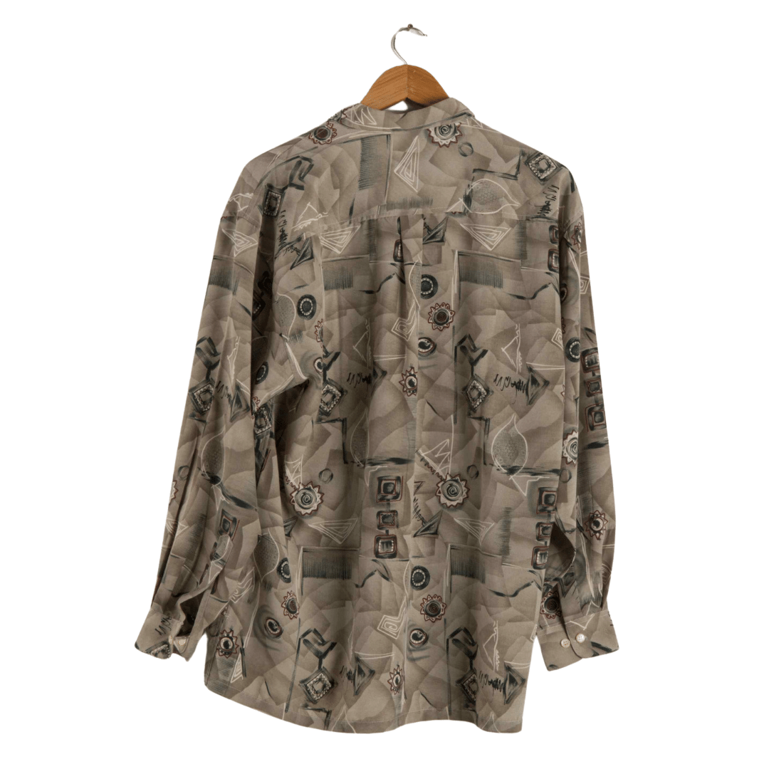 Printed longsleeve shirt - XL
