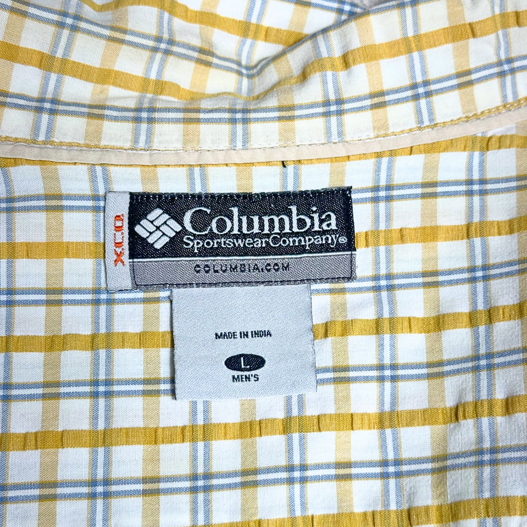 Columbia Sportswear gingham shirt - L