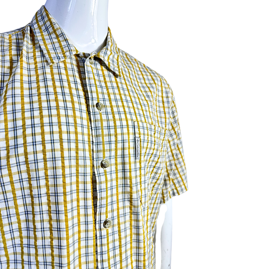Columbia Sportswear gingham shirt - L