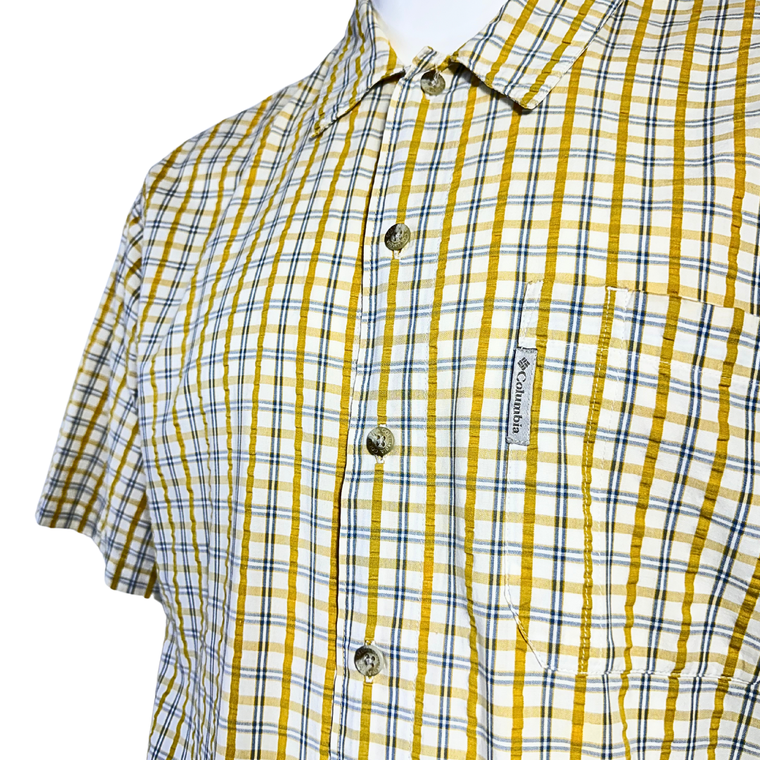 Columbia Sportswear gingham shirt - L