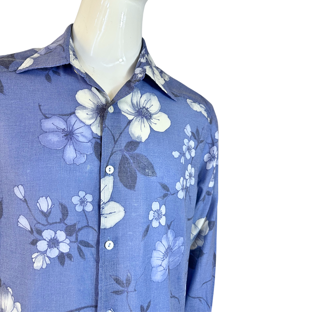 Kangol floral motif shirt - L