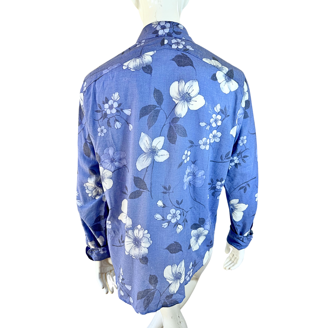 Kangol floral motif shirt - L