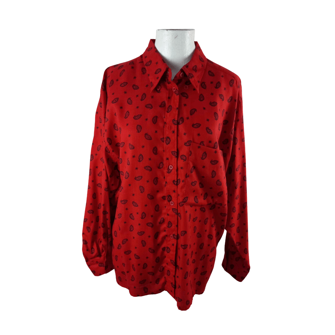 Longsleeve paisley-print shirt - L/XL