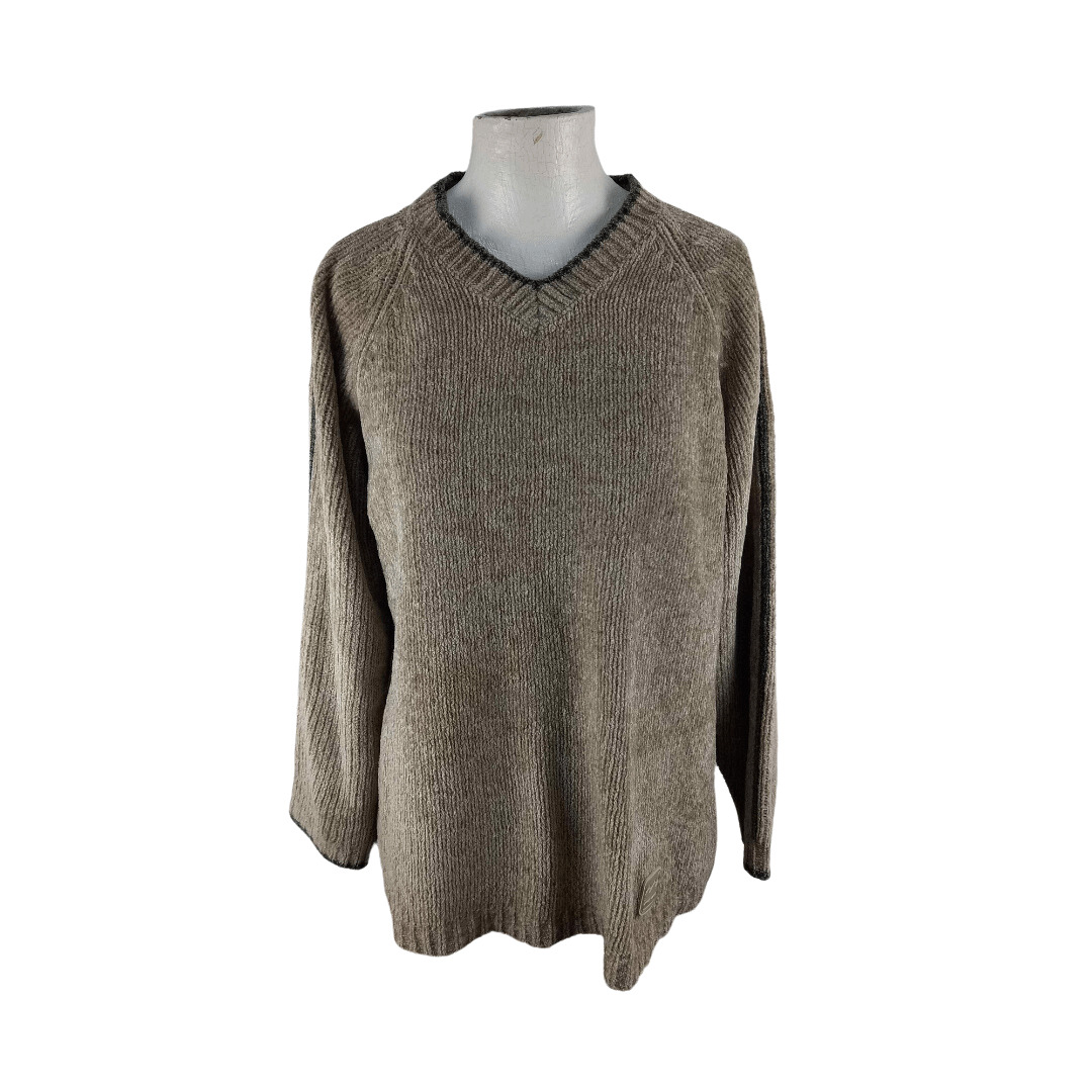 Billabong v-neck knitted jersey - S