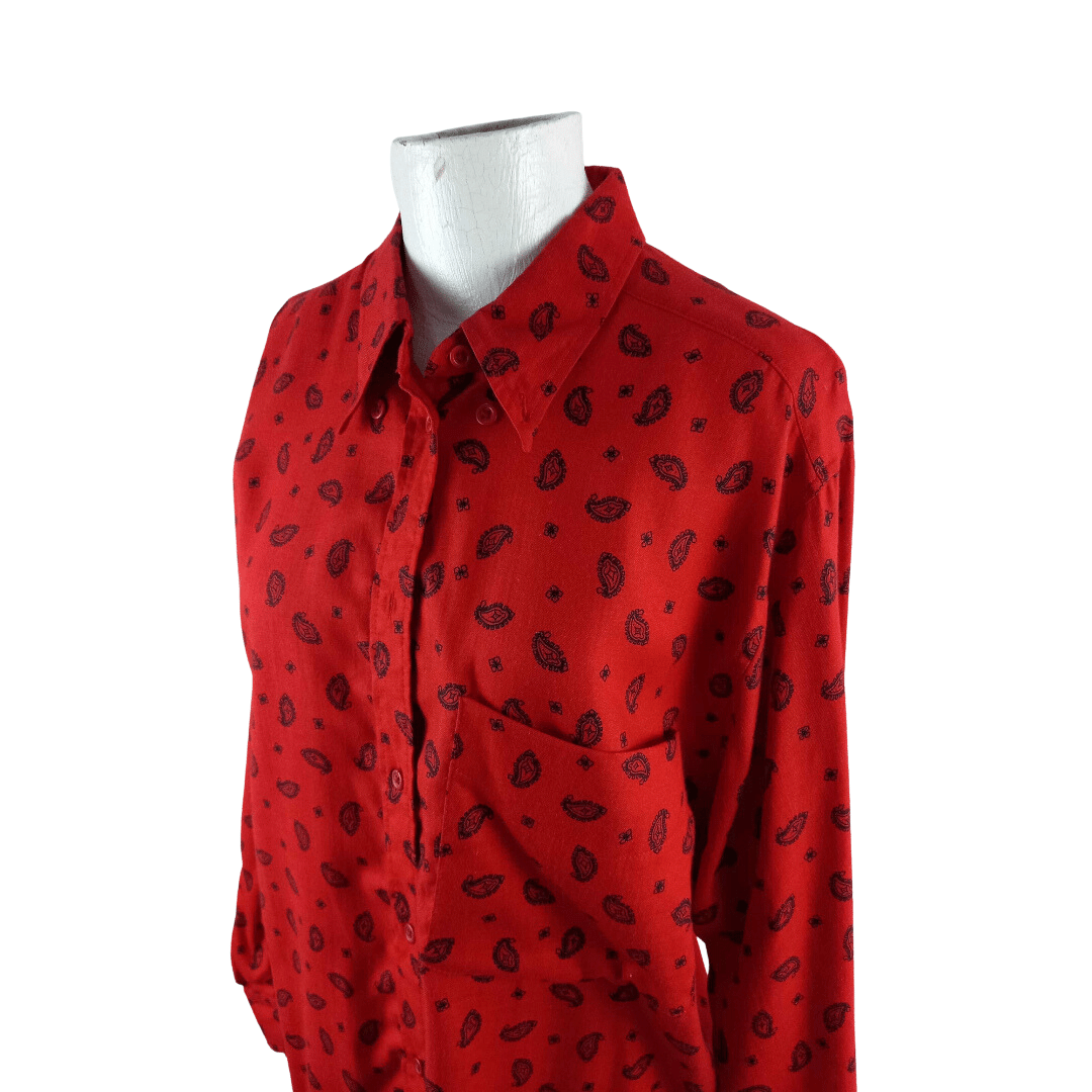 Longsleeve paisley-print shirt - L/XL