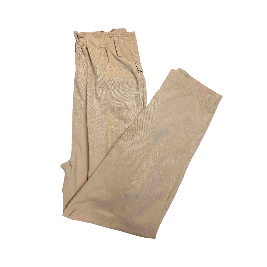 High-waisted pants with pleats - XS/S