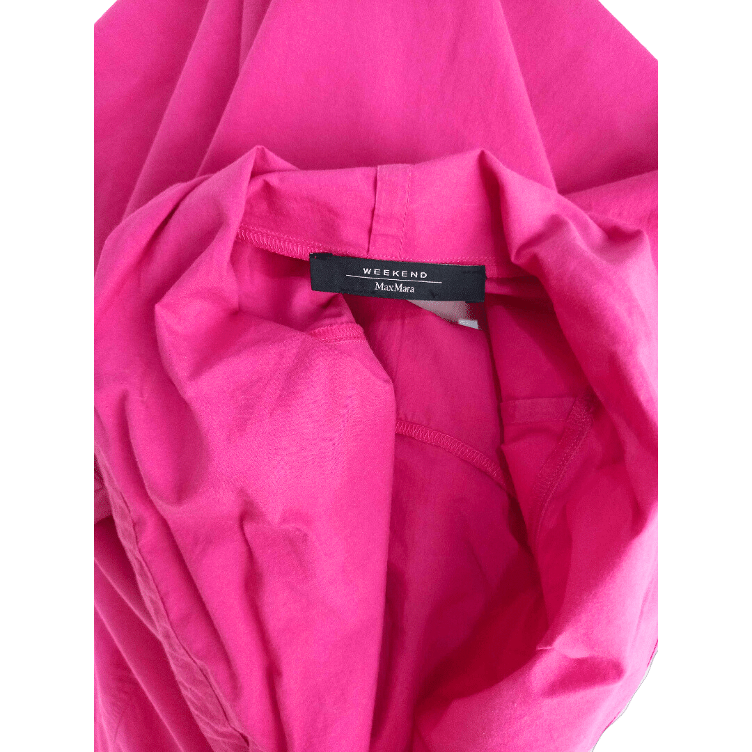 Drawstring cowl neck Max Mara dress - L