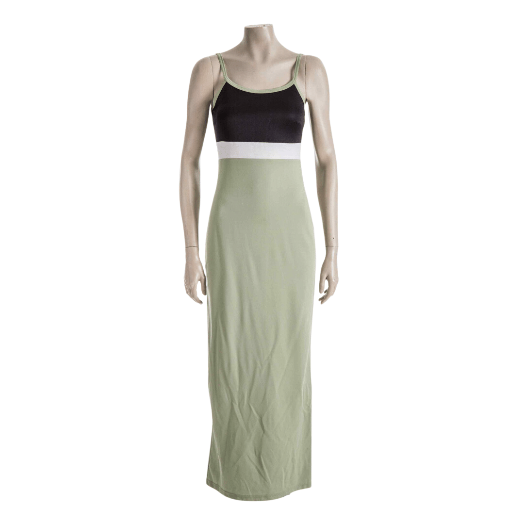 Spaghetti strap empire cut maxi dress - S