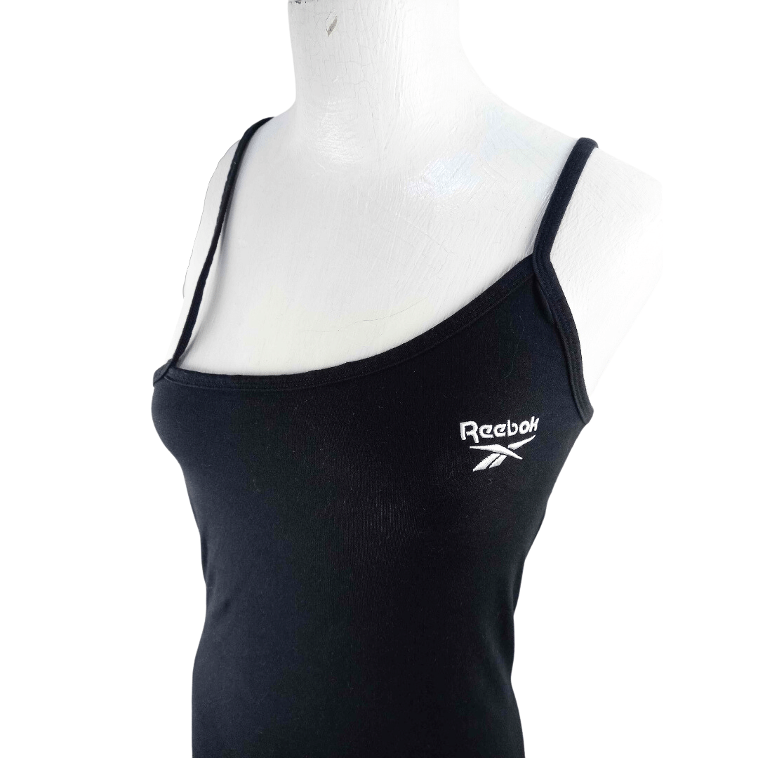 Reebok fitted dress with asymmetrical neckline - S