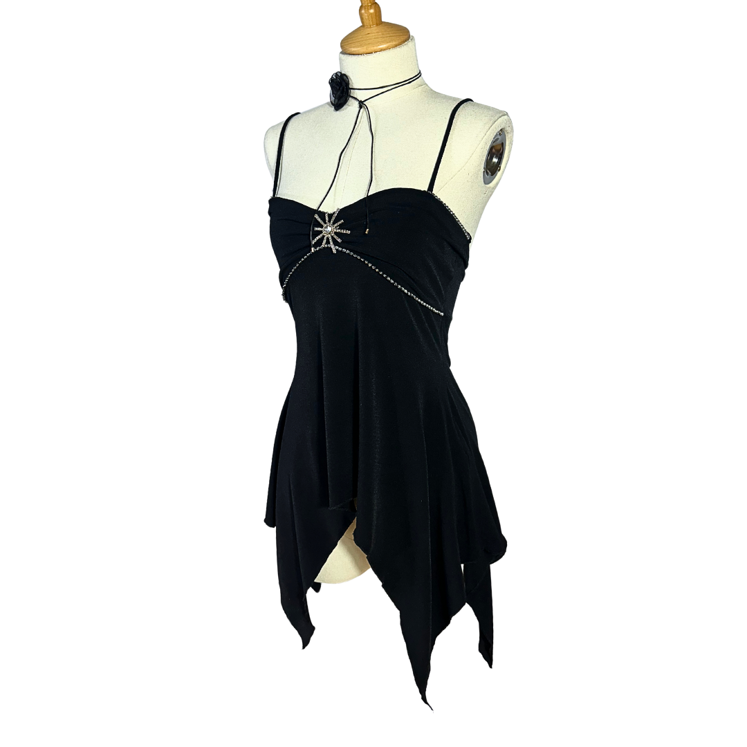 Y2K spaghetti strap top - S
