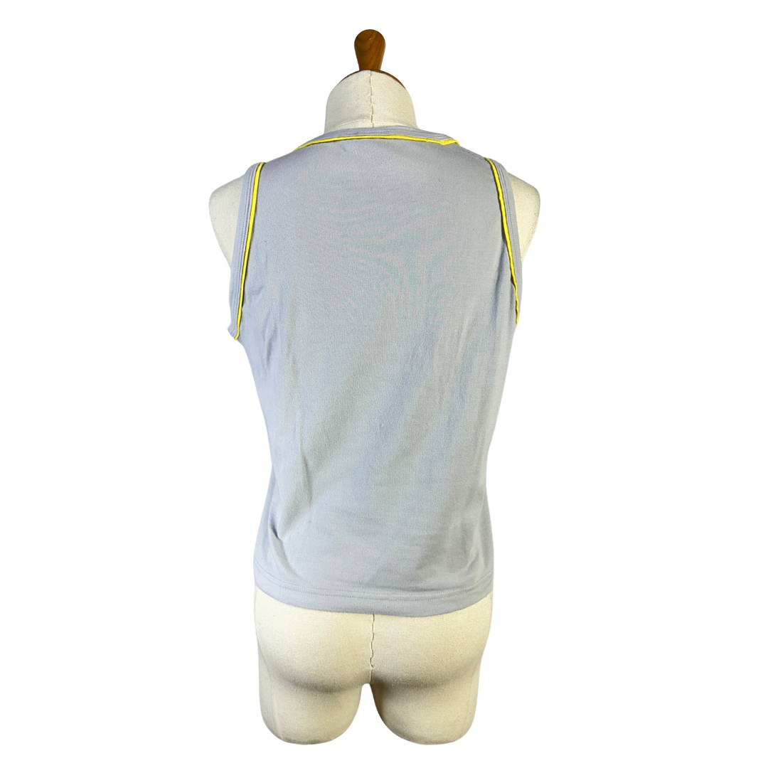 Grey Adidas athleisure top - M