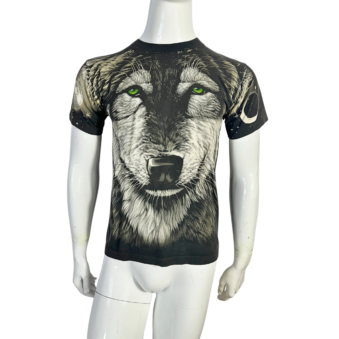 Wolf graphic print tshirt - S/M