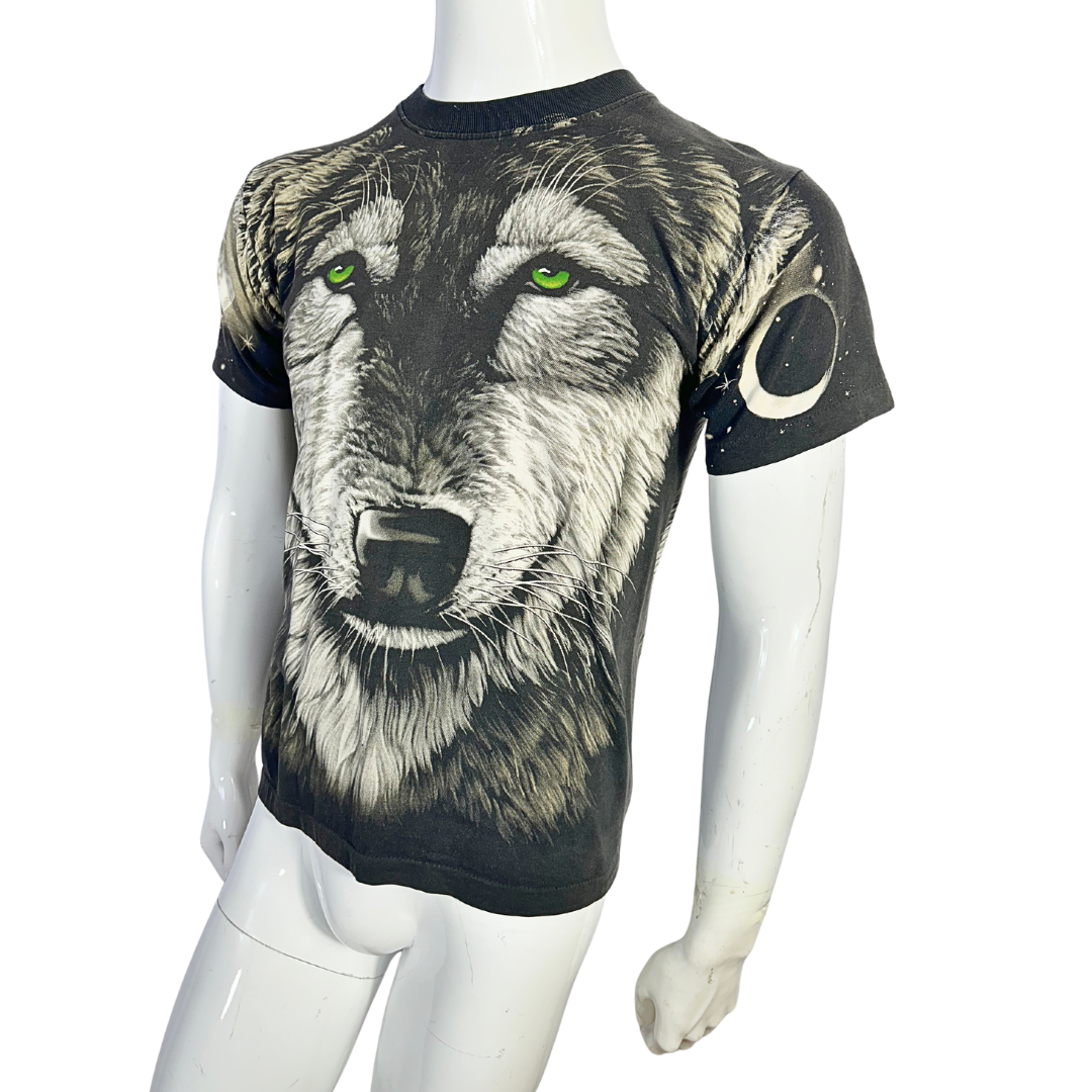 Wolf graphic print tshirt - S/M