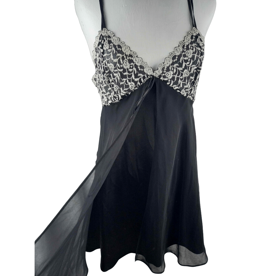 Lingerie top with lace - S