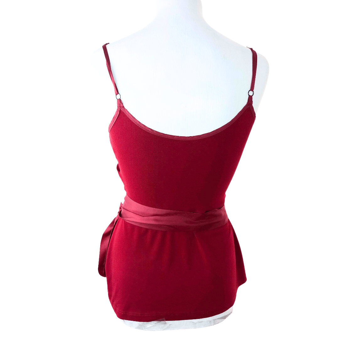 Spaghetti strap v-neck top by Hip Hop - M