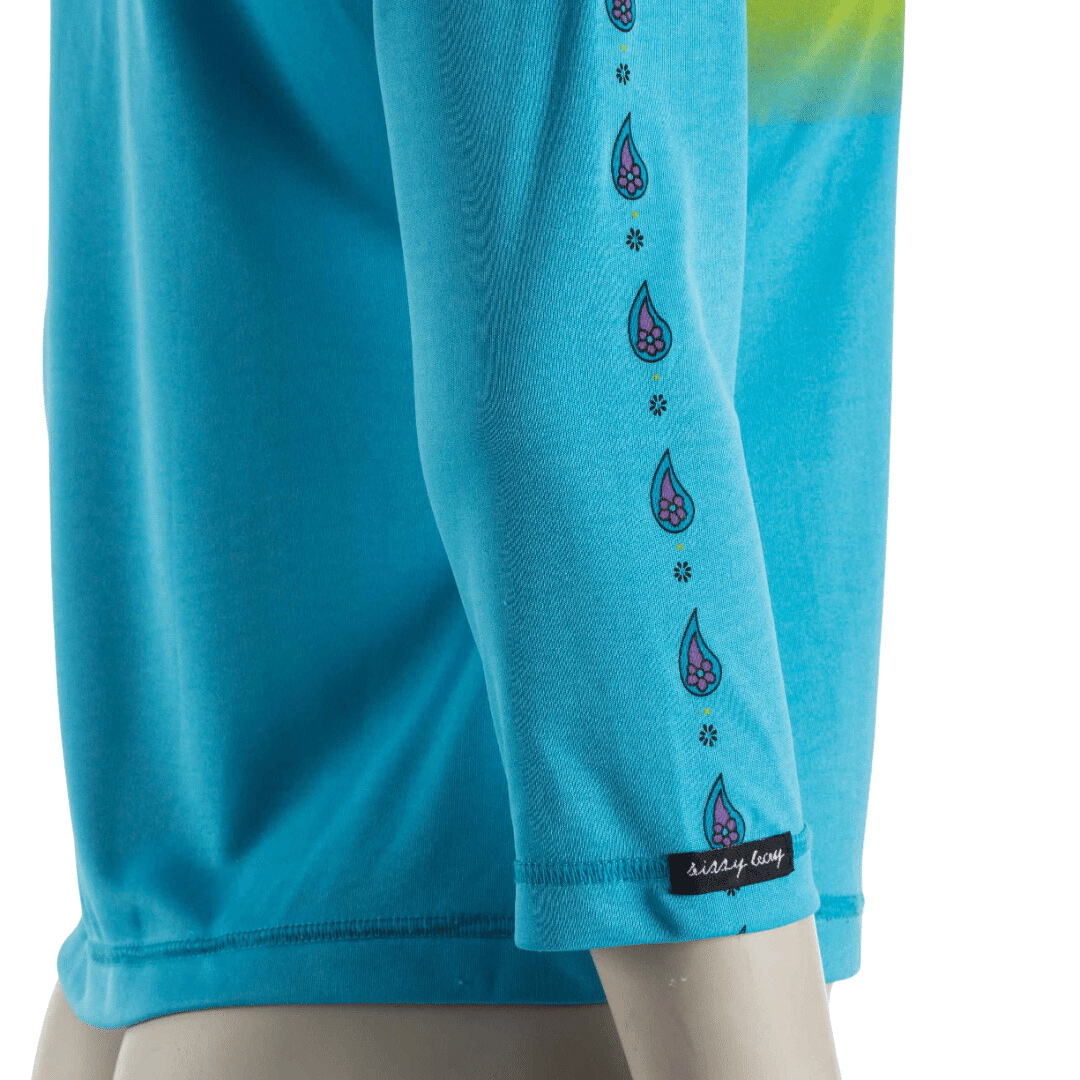 Sissy Boy three-quarter sleeve top with mandala print - M