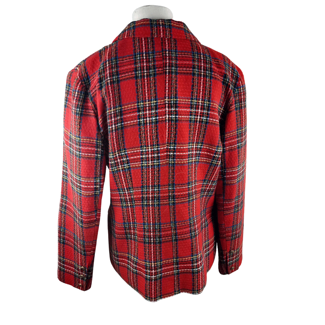 Vintage checkered blazer - M/L