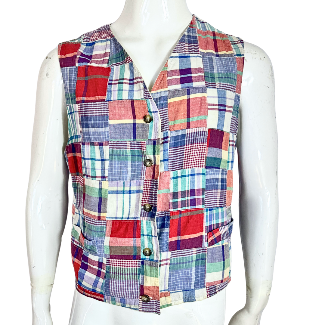 90s reversible waistcoat - M/L