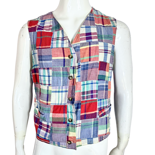 90s reversible waistcoat - M/L