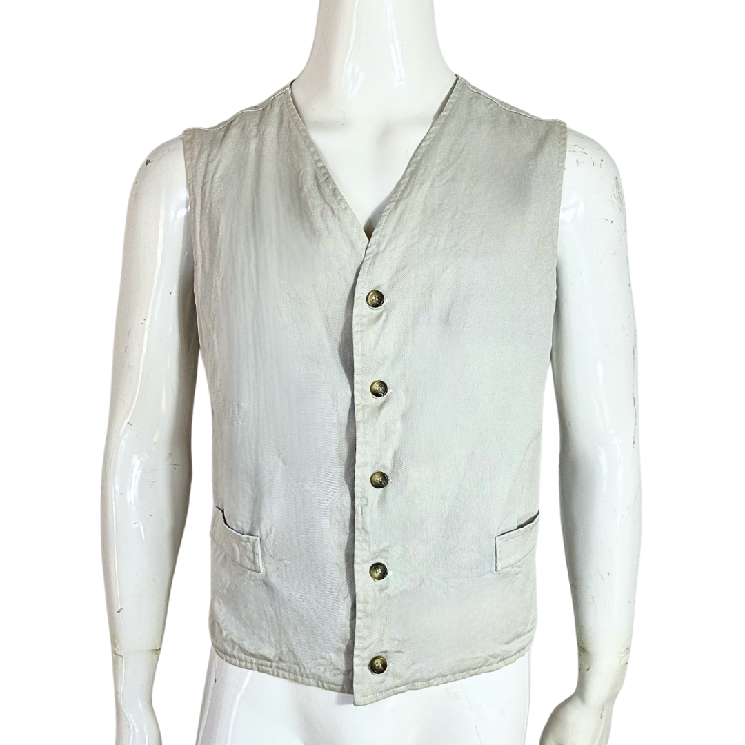 90s reversible waistcoat - M/L
