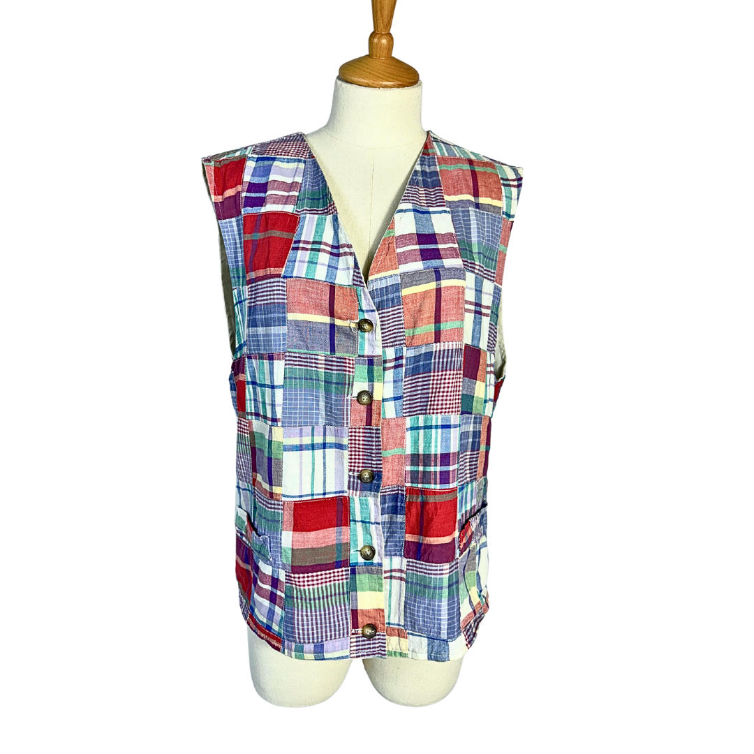 90s reversible waistcoat - M/L