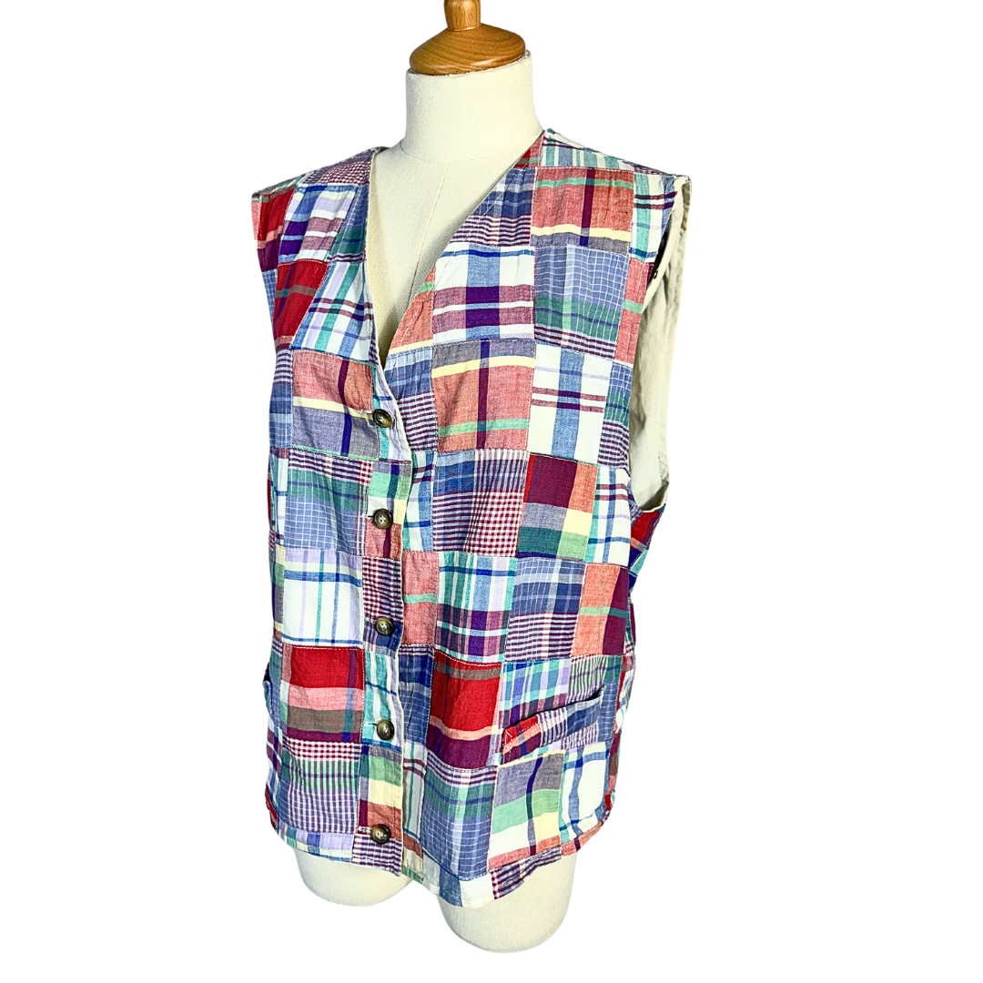 90s reversible waistcoat - M/L