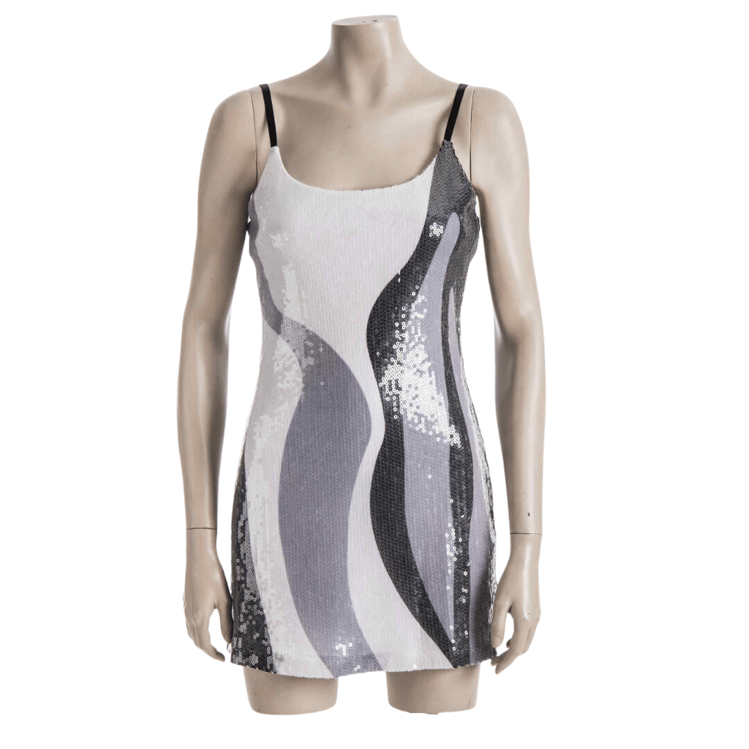 Guess sequined mini dress - M