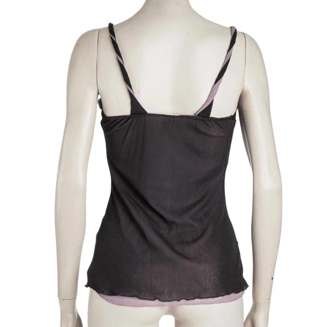 Sleeveless Habana top with twisted straps - S