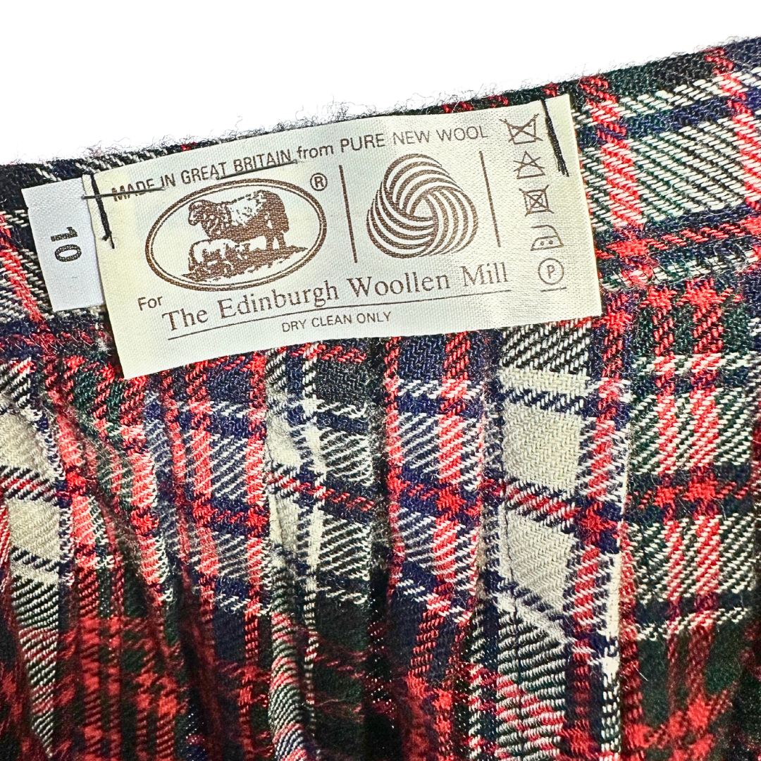 Vintage tartan kilt - XS/S