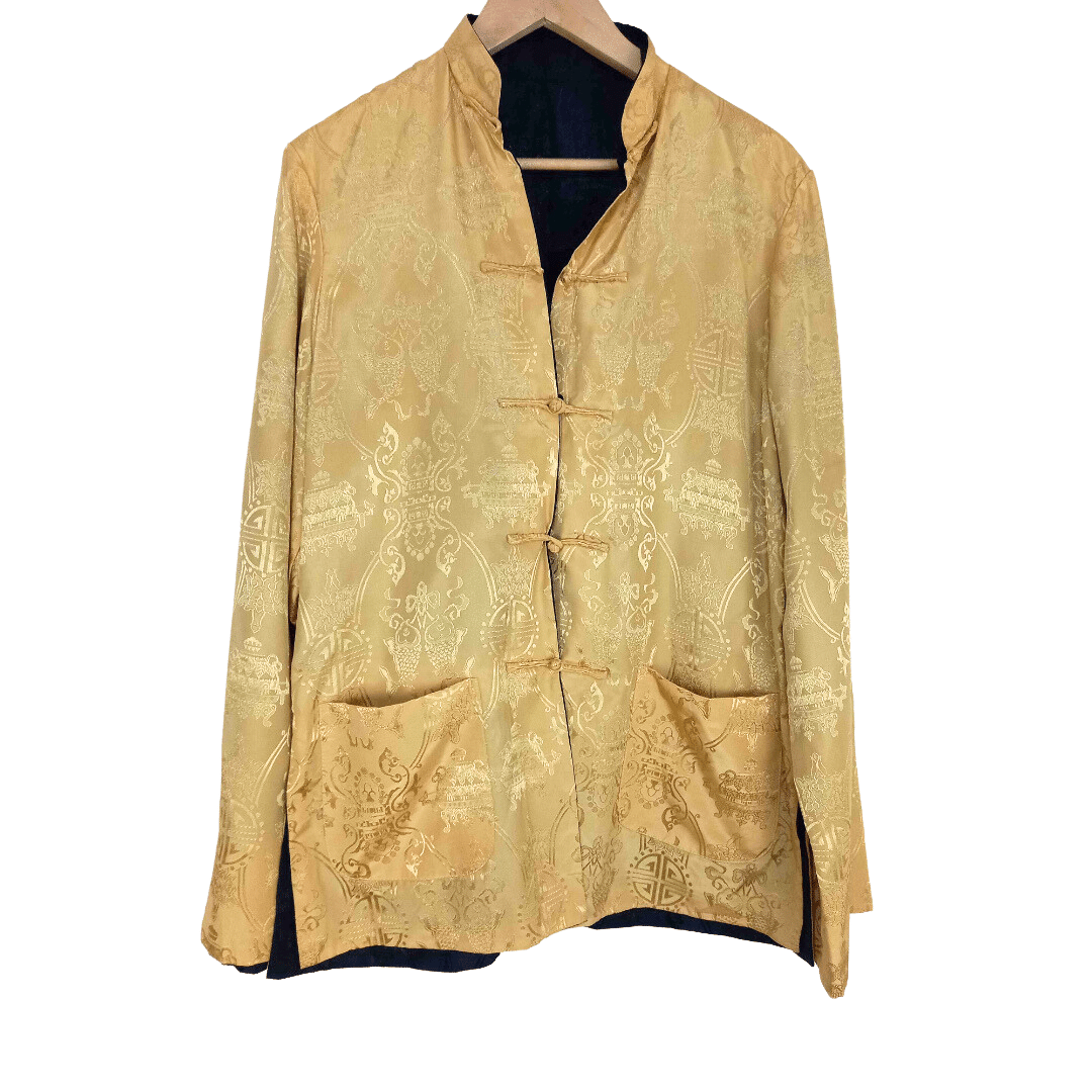 Reversible longsleeve oriental top - M/L