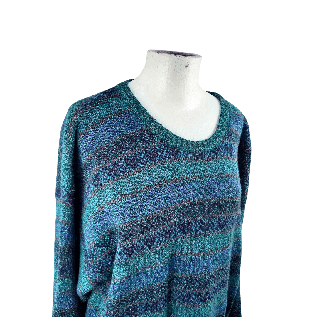 Chevron knitted longsleeve jersey - L/XL