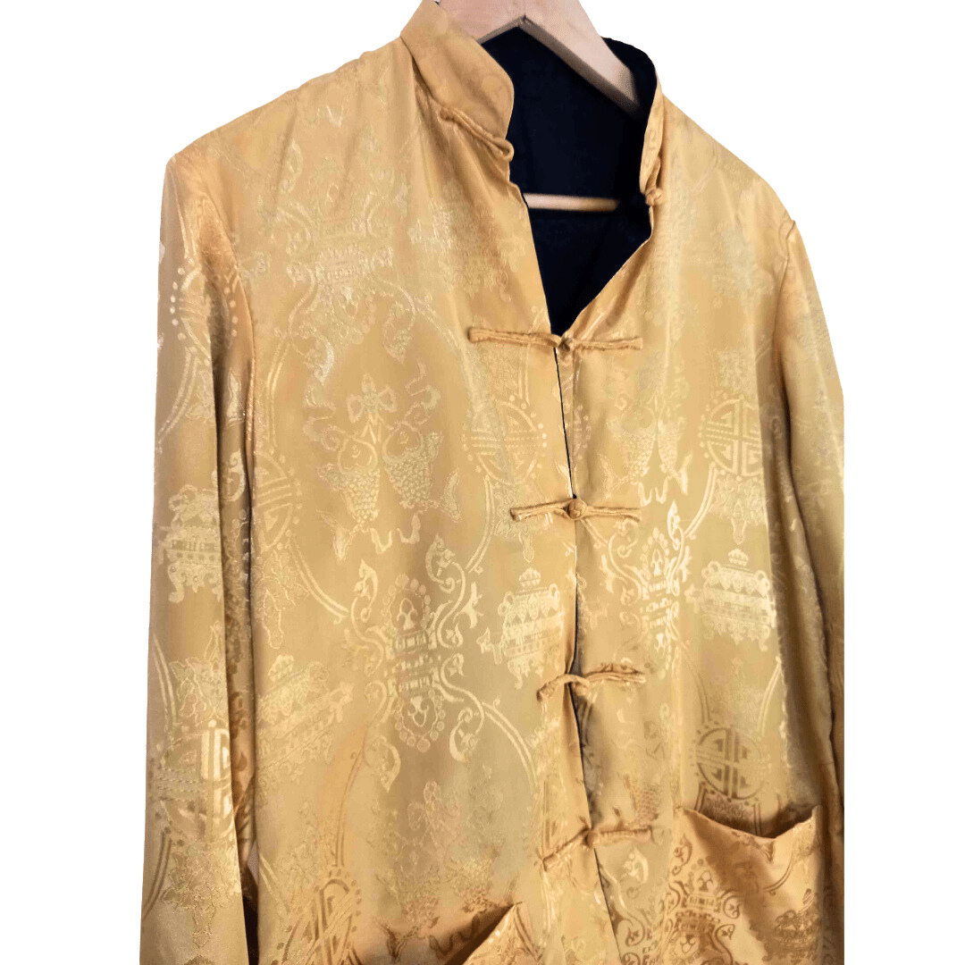 Reversible longsleeve oriental top - M/L