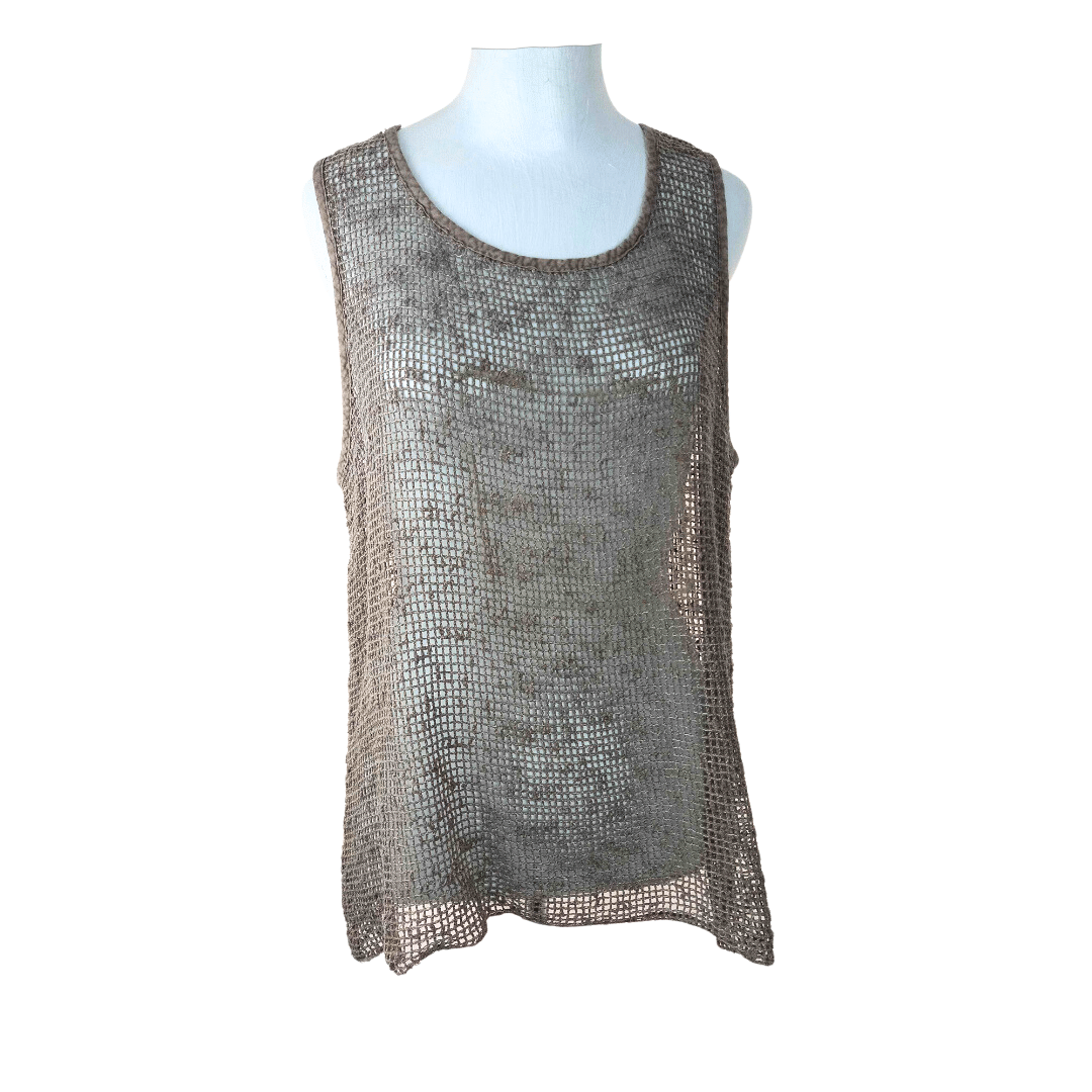 Net loose-fit vest - M/L