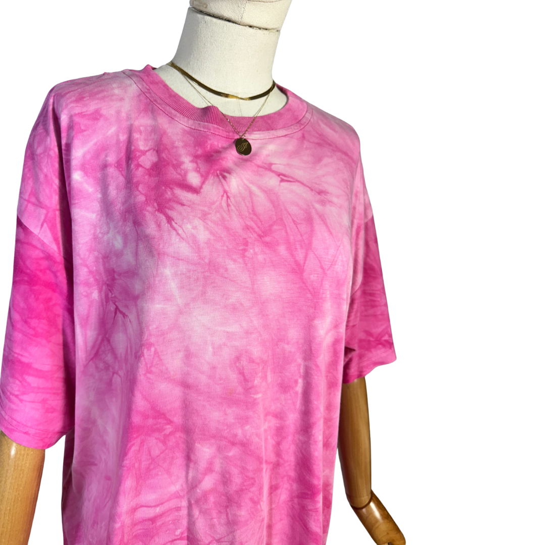 90s tie dye tshirt - L