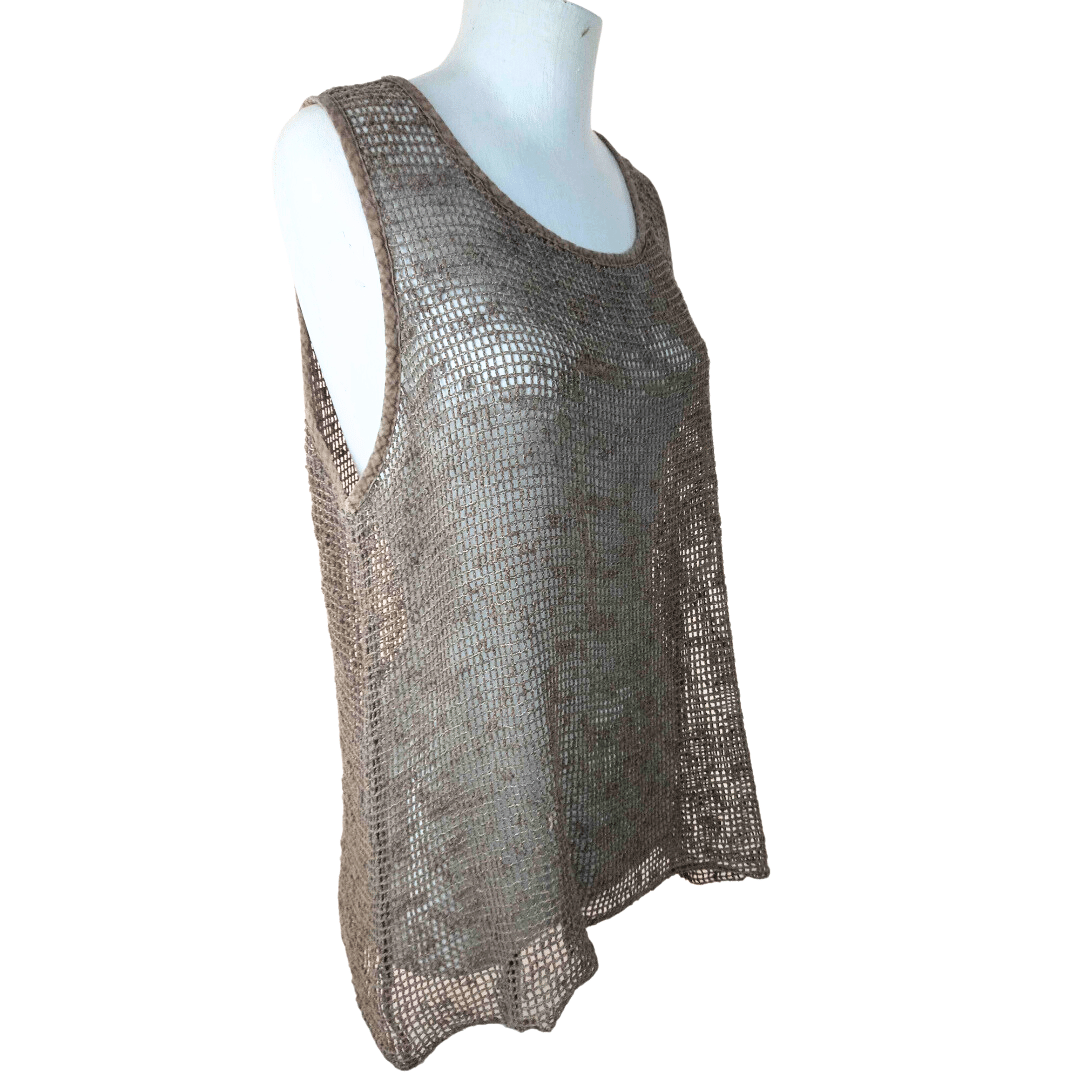 Net loose-fit vest - M/L