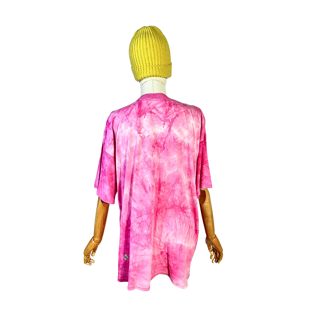 90s tie dye tshirt - L