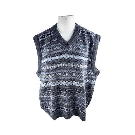 Vintage vneck sleeveless pullover jersey - XL